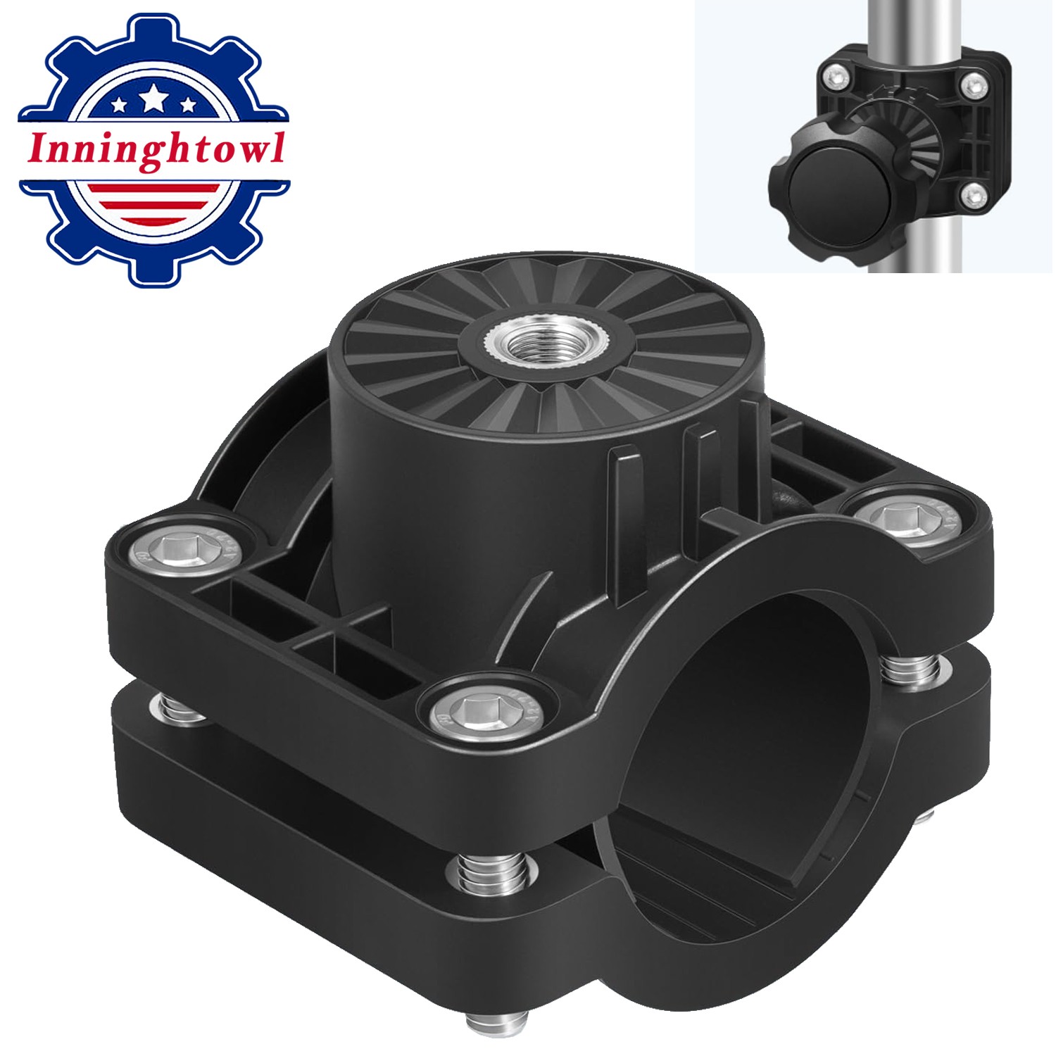 0-Degree Pole Mount Adjustable Pole Mount suitable for LiveScope Plus LVS34
