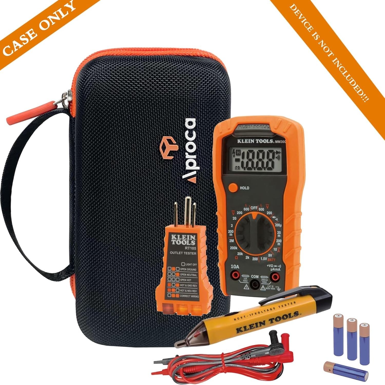 Klein Tools Electrical Kit Hard Storage Case