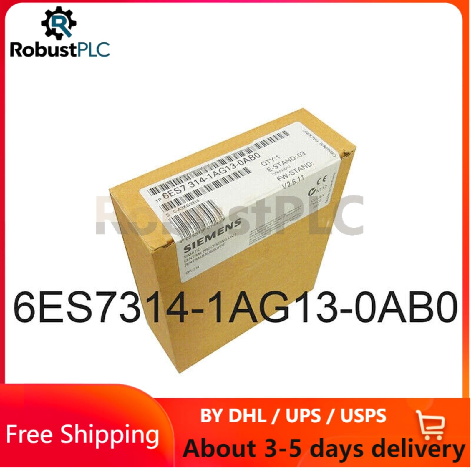 New Siemens 6ES7314-1AG13-0AB0 6ES7 314-1AG13-0AB0 1 Year Warranty Fast Shipping