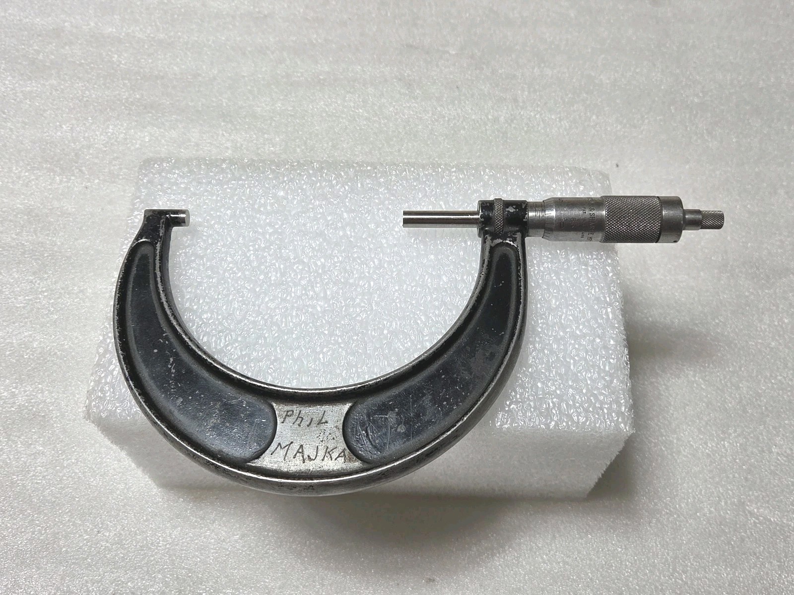 Brown & Sharpe No. 65  3-4” Micrometer  Ratchet Stop .001 Graduation  USA