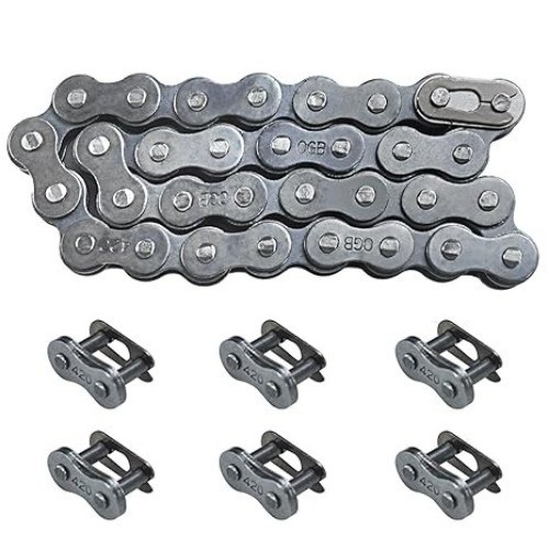 #420 Drive Chain 32 Link + Master Link for 196cc 6.5 Hp Go Kart Heavy Duty Parts