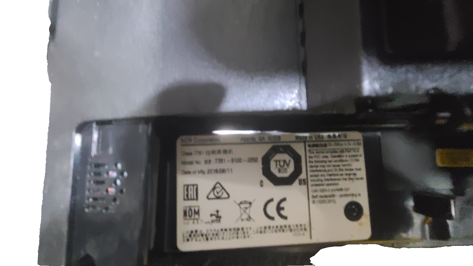NCR 7761-3100-0252 POS Terminal TOUCH SCREEN