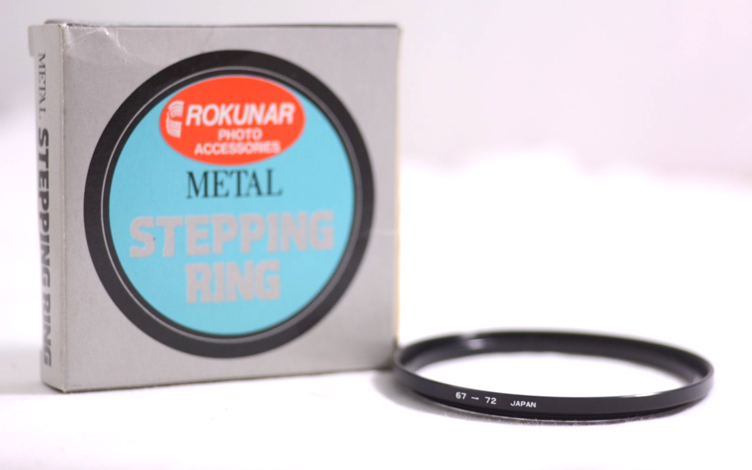 ROKUNAR 67-72MM TWINFIT ADAPTER STEP-UP CAMERA LENS FILTER RING (NEW)