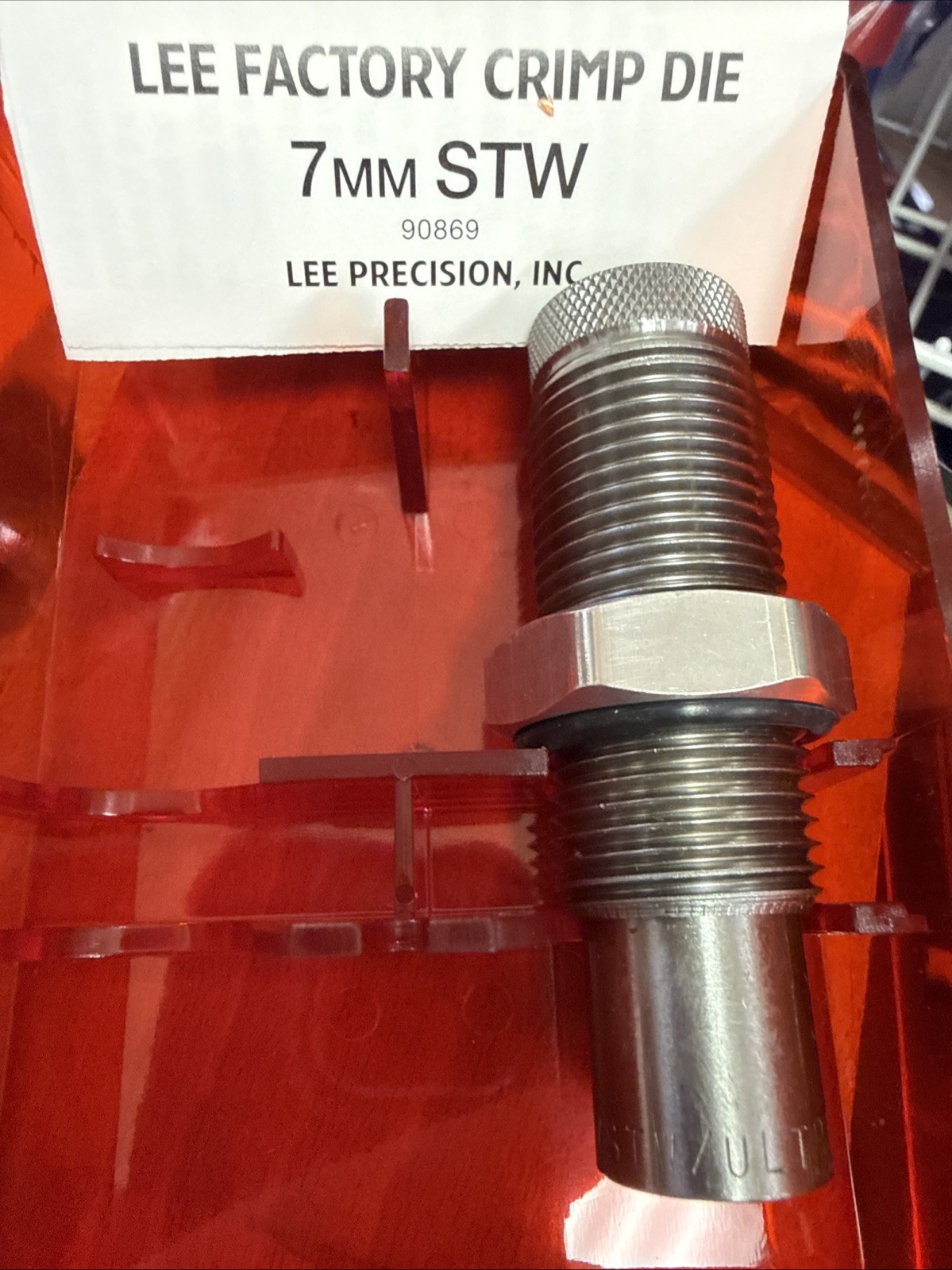 Lee 90869 Factory Crimp Die 7mm STW 7mm Shooting Times Westerner New In Box