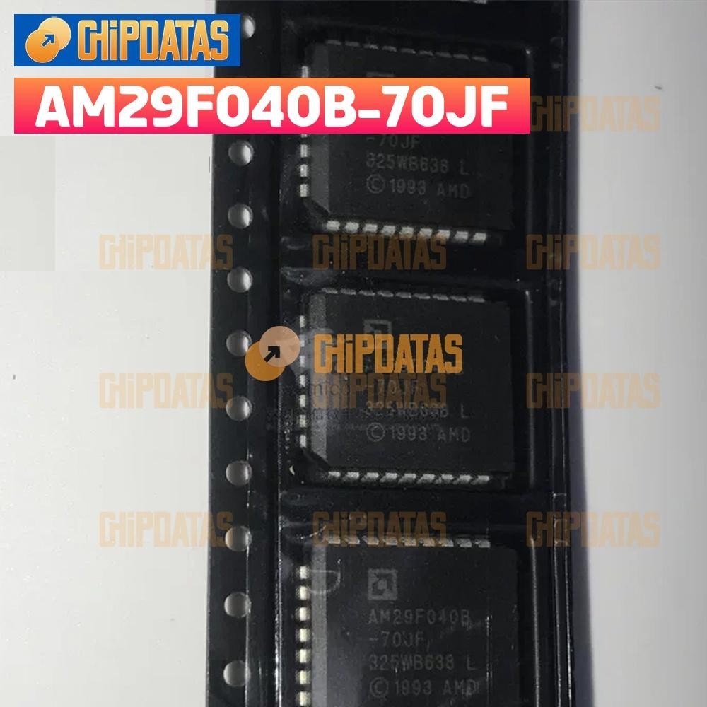 5PCS New AMD AM29F040B-70JF 5V 4M-bit 512K x 8 70ns PLCC32