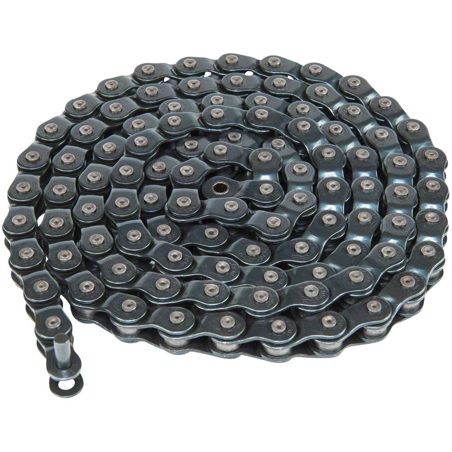 ECLAT BMX 4-STROKE BICYCLE CHAIN 85 LINKS 1/8" BLACK SILVER