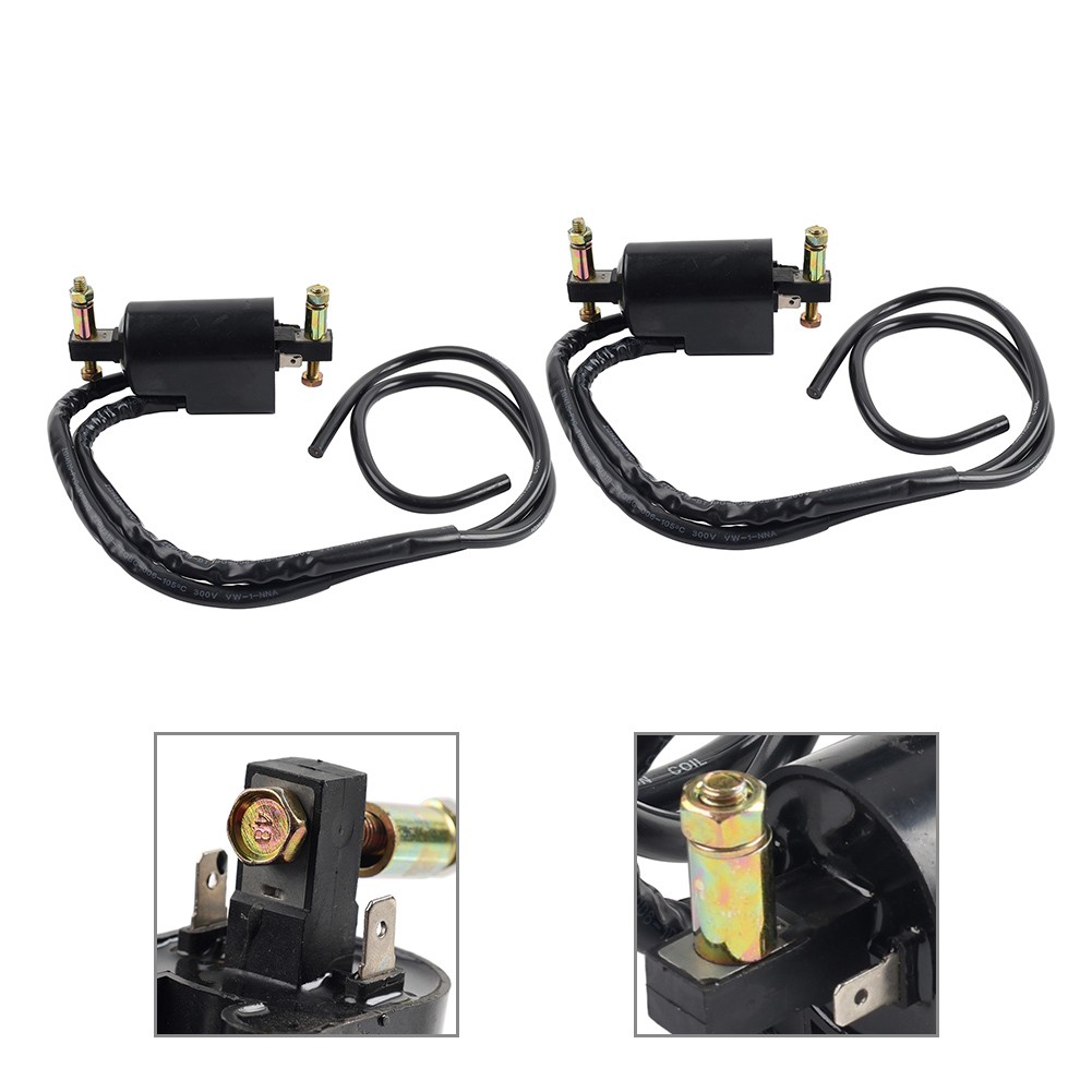 Ignition Coils with Wire Fit Honda CB550SC/650/700SC/750/900/1000/1100F 2Sets US