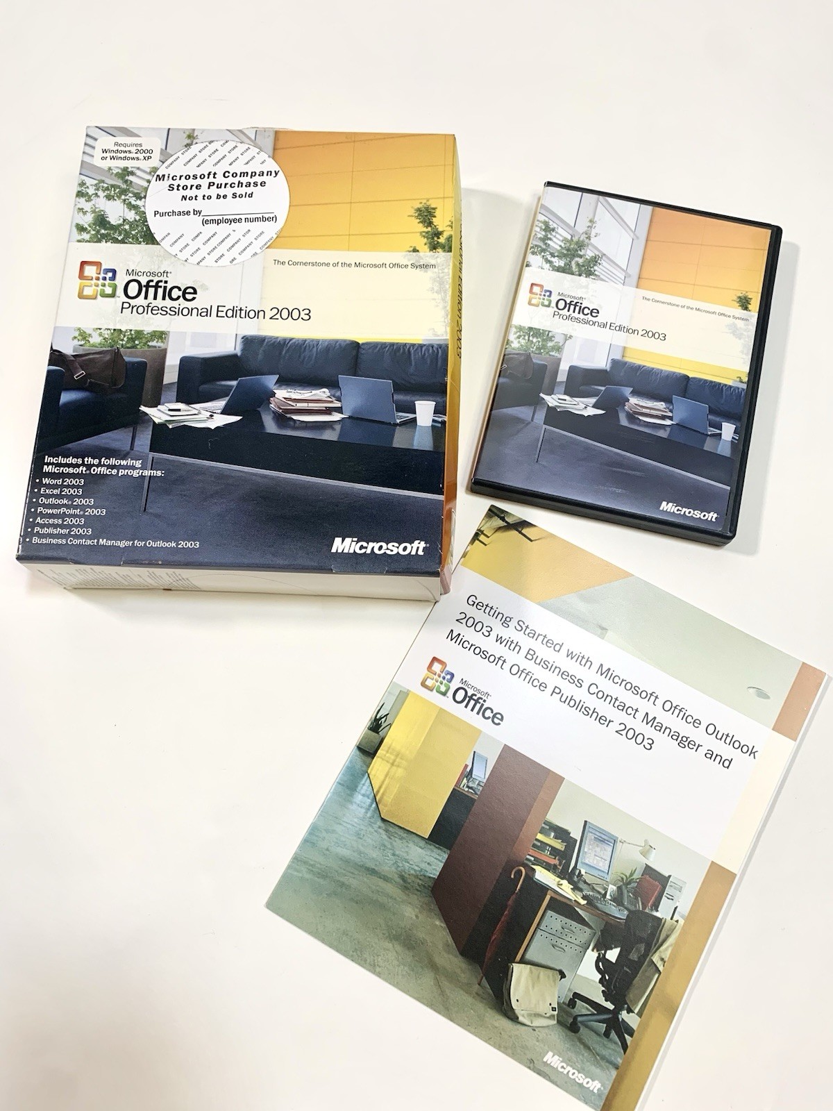 Microsoft Office Professional 2003 Retail Box Word Excel Access
