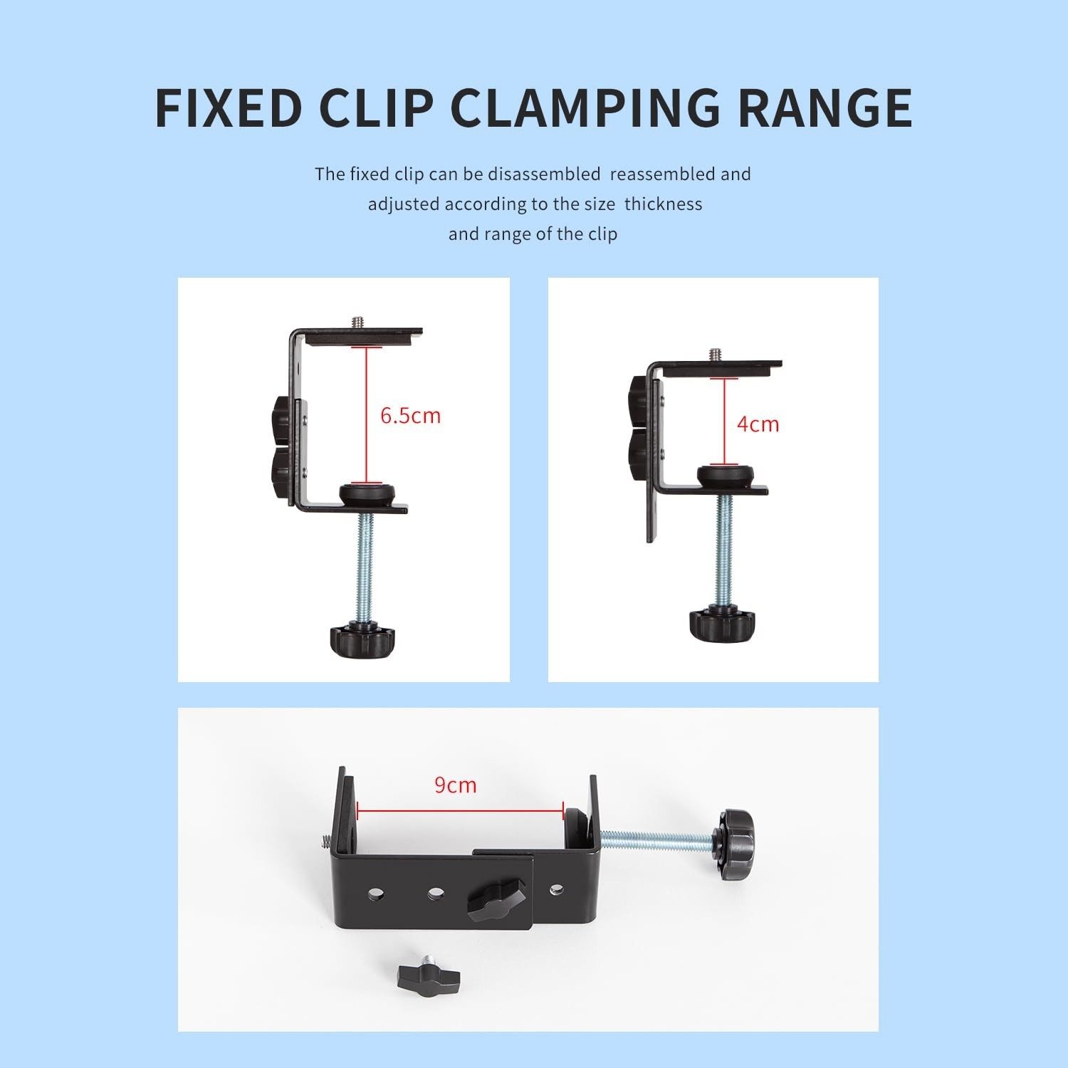 Magic Arm with Clamp, Long Articulating Arm Camera Mount, Adjustable Phone Mo...