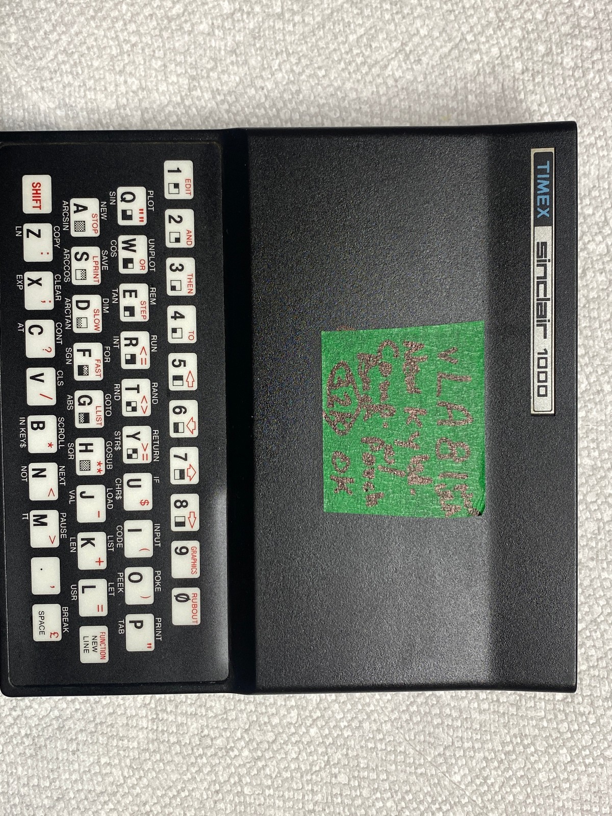 Timex Sinclair 1000 with vLA81(ULA replacement), 32K,new kybd-READ