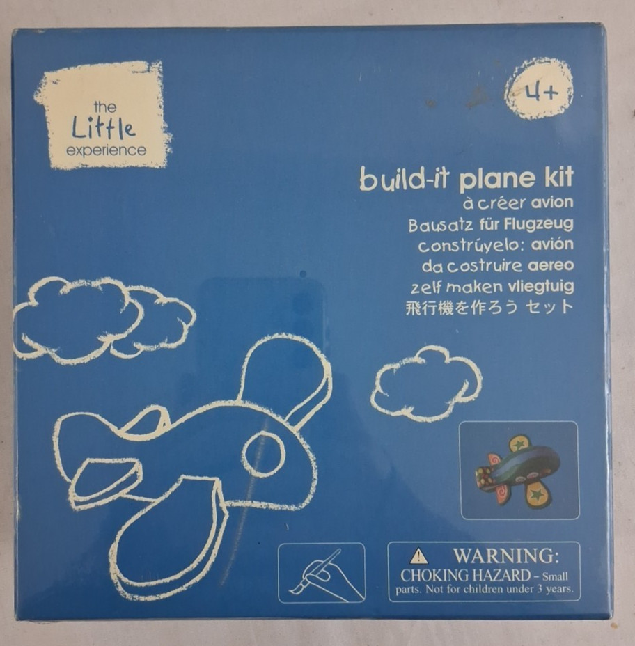 The Little Experience Build-It Plane Kit NEW SEALED Ages 4+