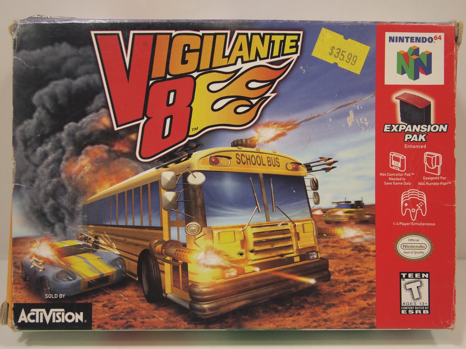 Vigilante 8 (Nintendo 64 | N64) Authentic BOX ONLY