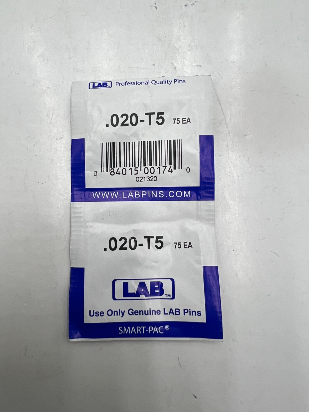 (QTY 750) LAB Smart Pac .020-T5 21320 Universal Top Pin Part/Component