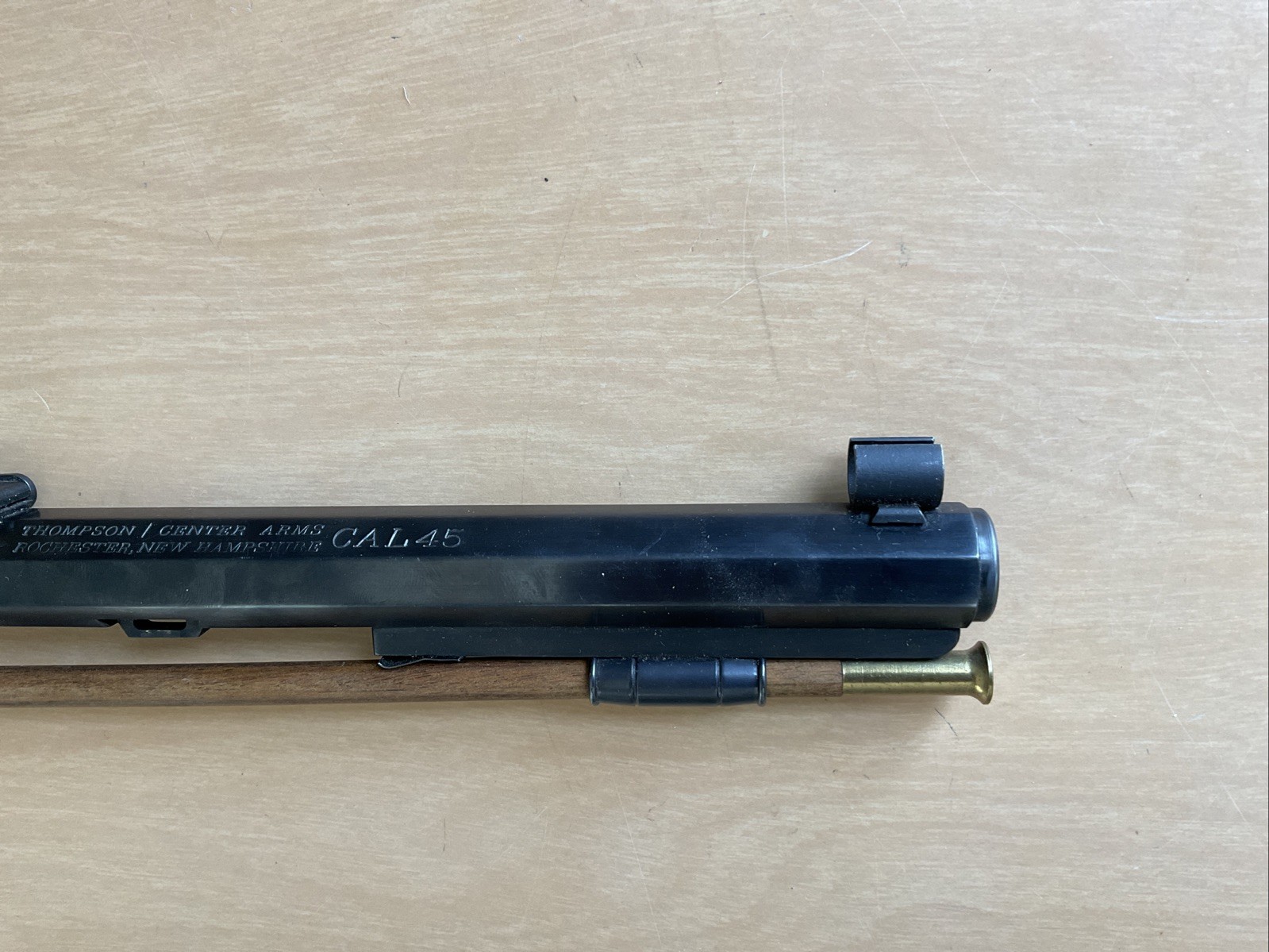 Nice! THOMPSON CENTER PATRIOT MUZZLELOADER PISTOL BARREL .45 CAL