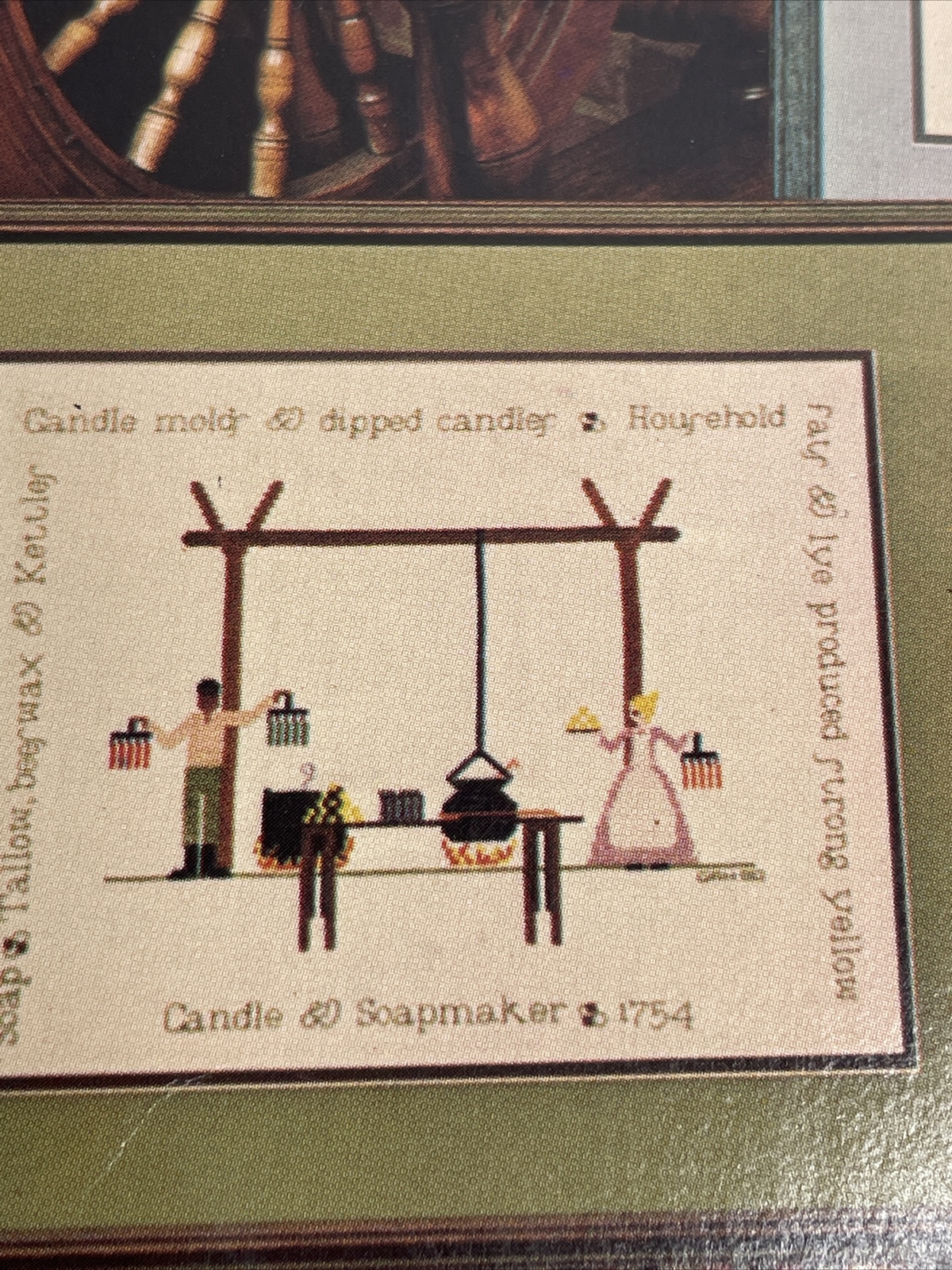 Square Stitchers Yesteryear Folks Cross Stitch Pattern