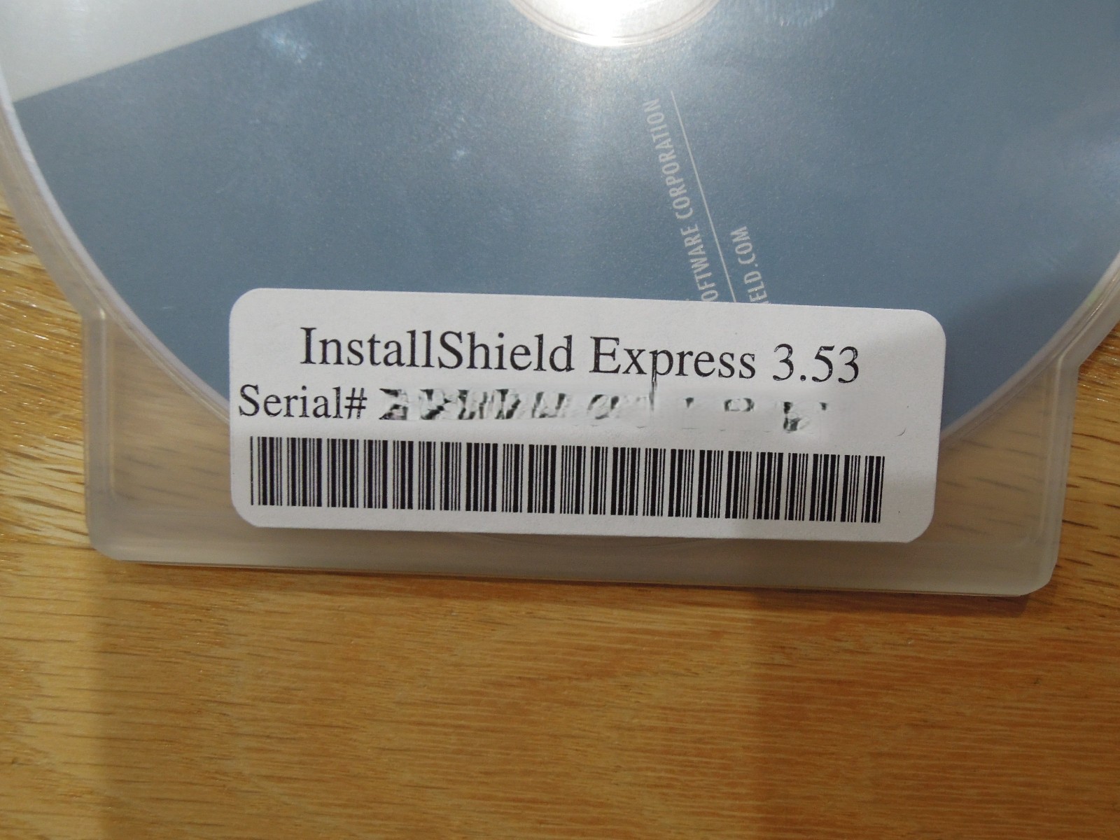 InstallShield Software Express 3.53 disc 2000 with Serial Number