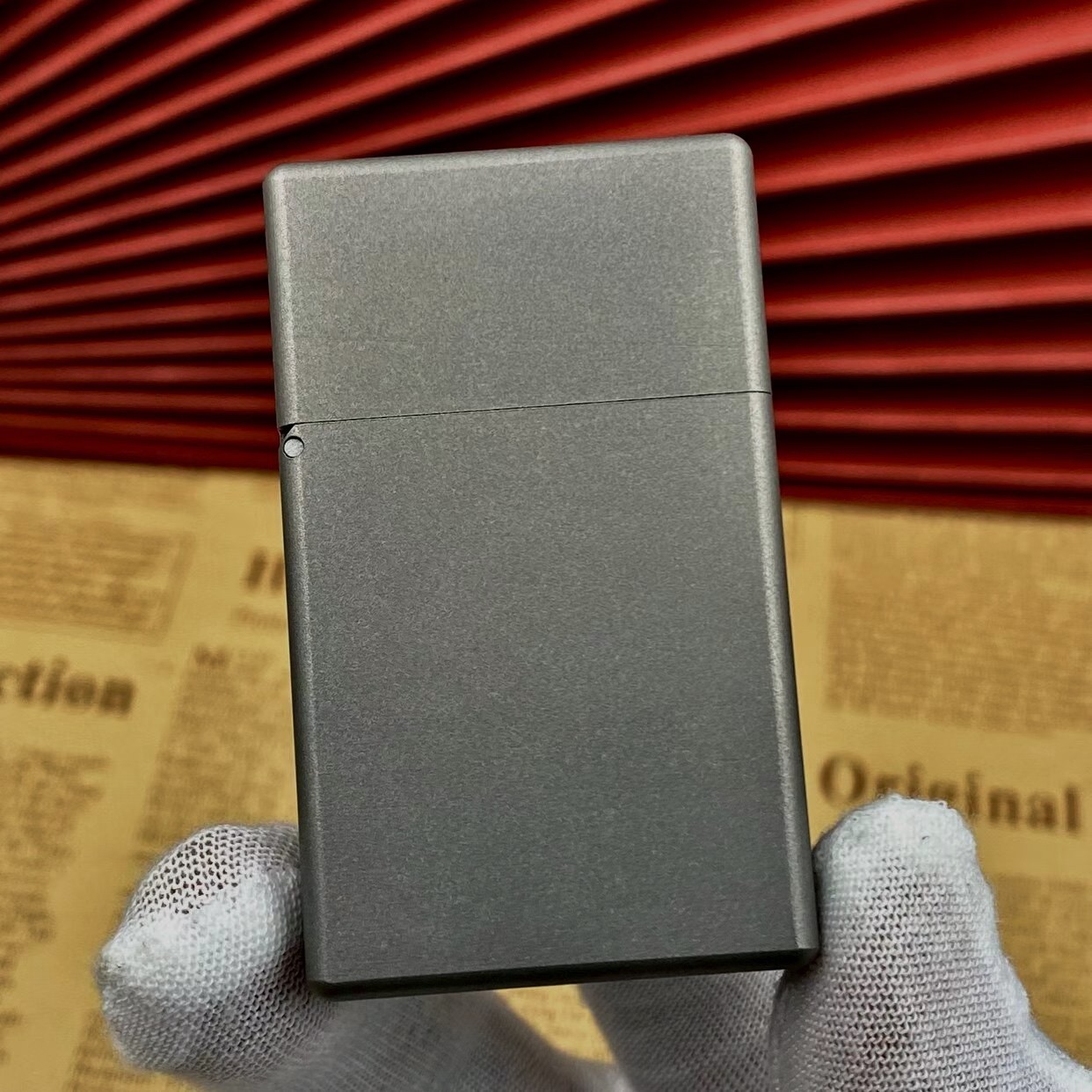 ZORRO 538 Narrow Titanium Armor Kerosene Lighter 3/5 Hinge