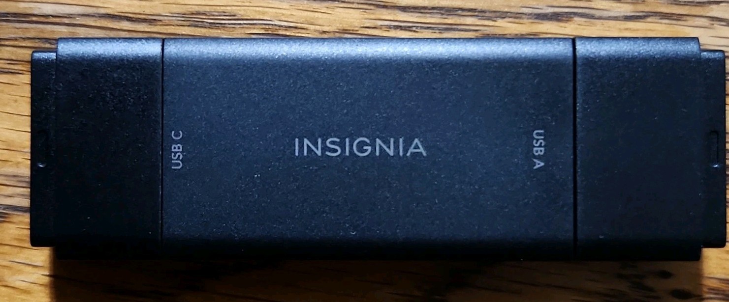 Insignia USB-C usb to SD microSD Memory Card Reader PC MAC Tablets ios Android