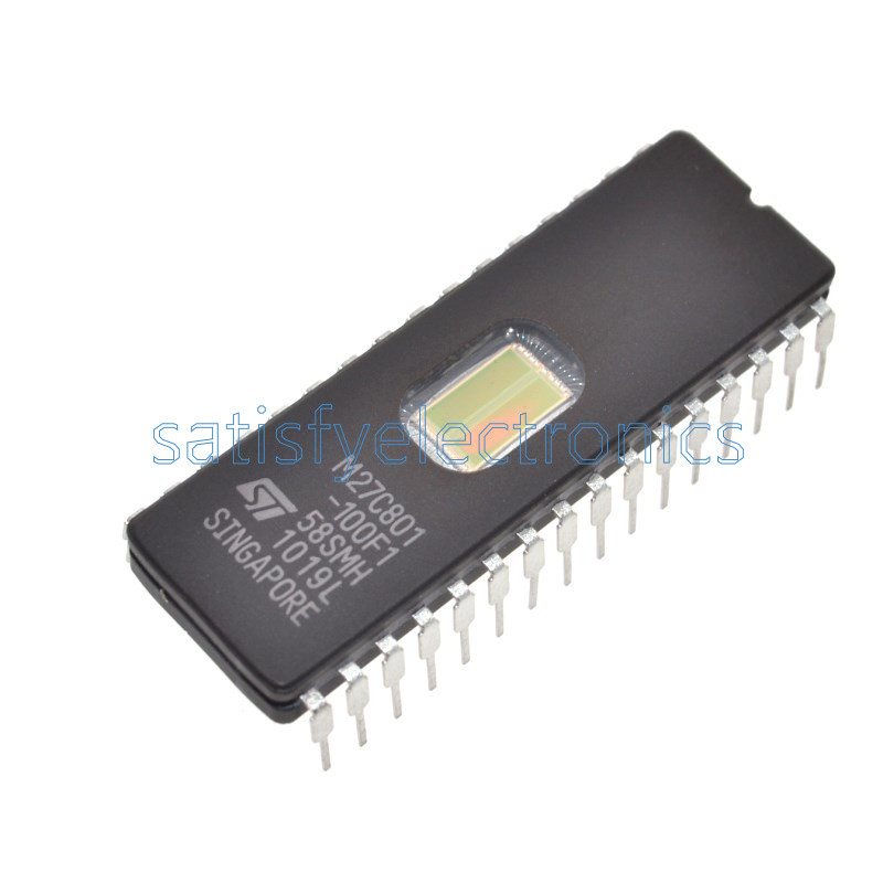 10PCS M27C801-100F1 27C801 ST IC EPROM UV 8MBIT 100NS 32CDIP NEW GOOD QUALITY