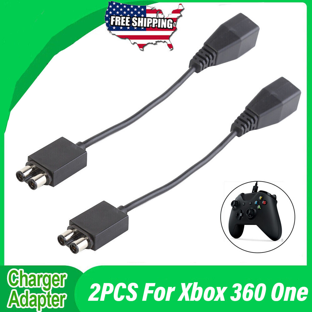 2PCS For Microsoft Xbox 360 To Xbox OneAC Power Supply Adapter Cable Convert.