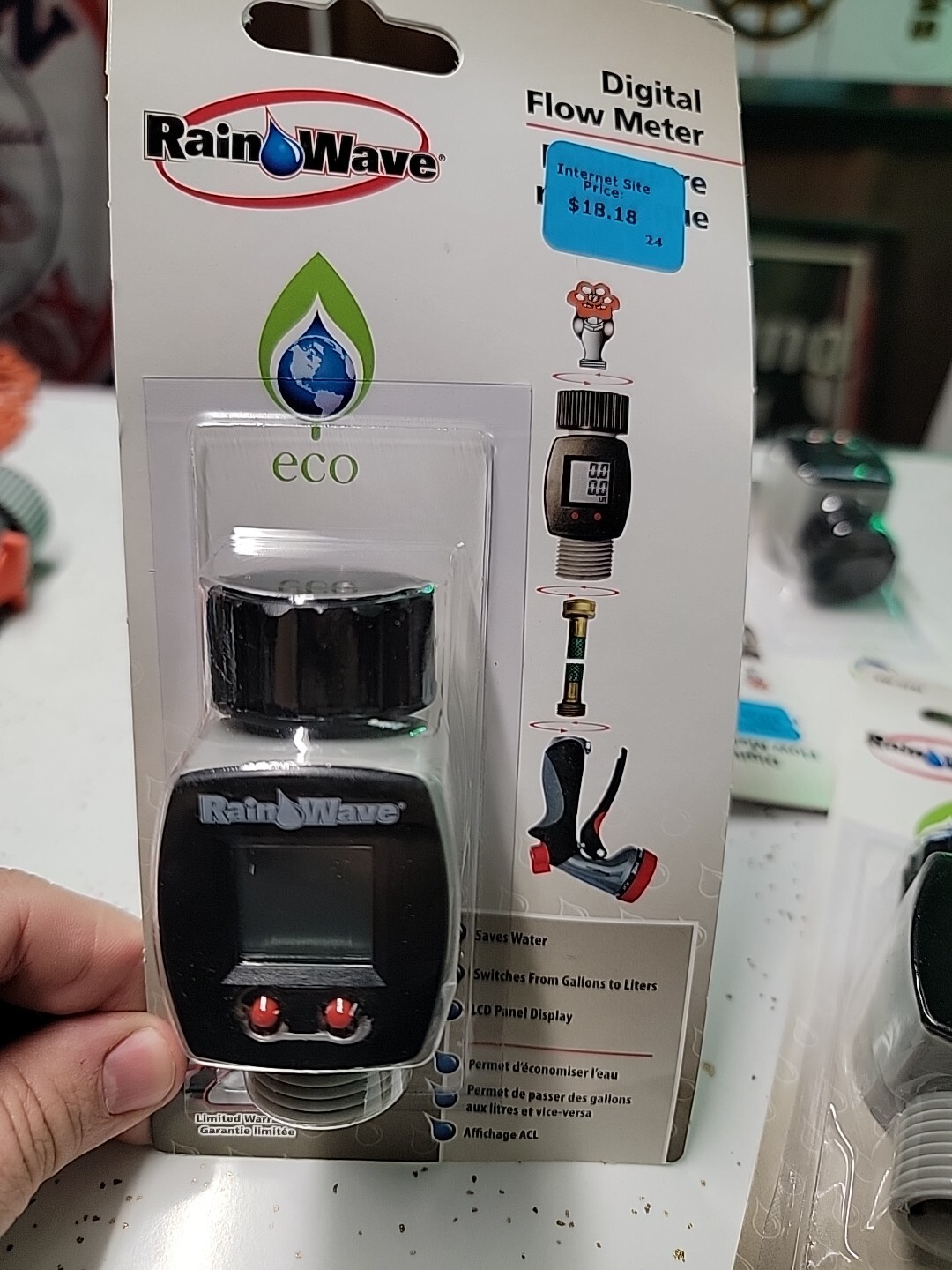 Rainwave RW-9FM Digital Water Meter - Accurate Water Usage Measurement