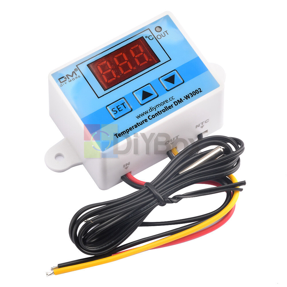 W3002 LED Temperature Controller Digital Thermostat with Transformer AC 110-220V