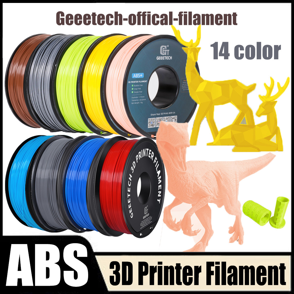 [BUY 3 GET 1 FREE] Geeetech 3D Printer Filament 1.75mm ABS+ 1KG/Roll Mutli-Color