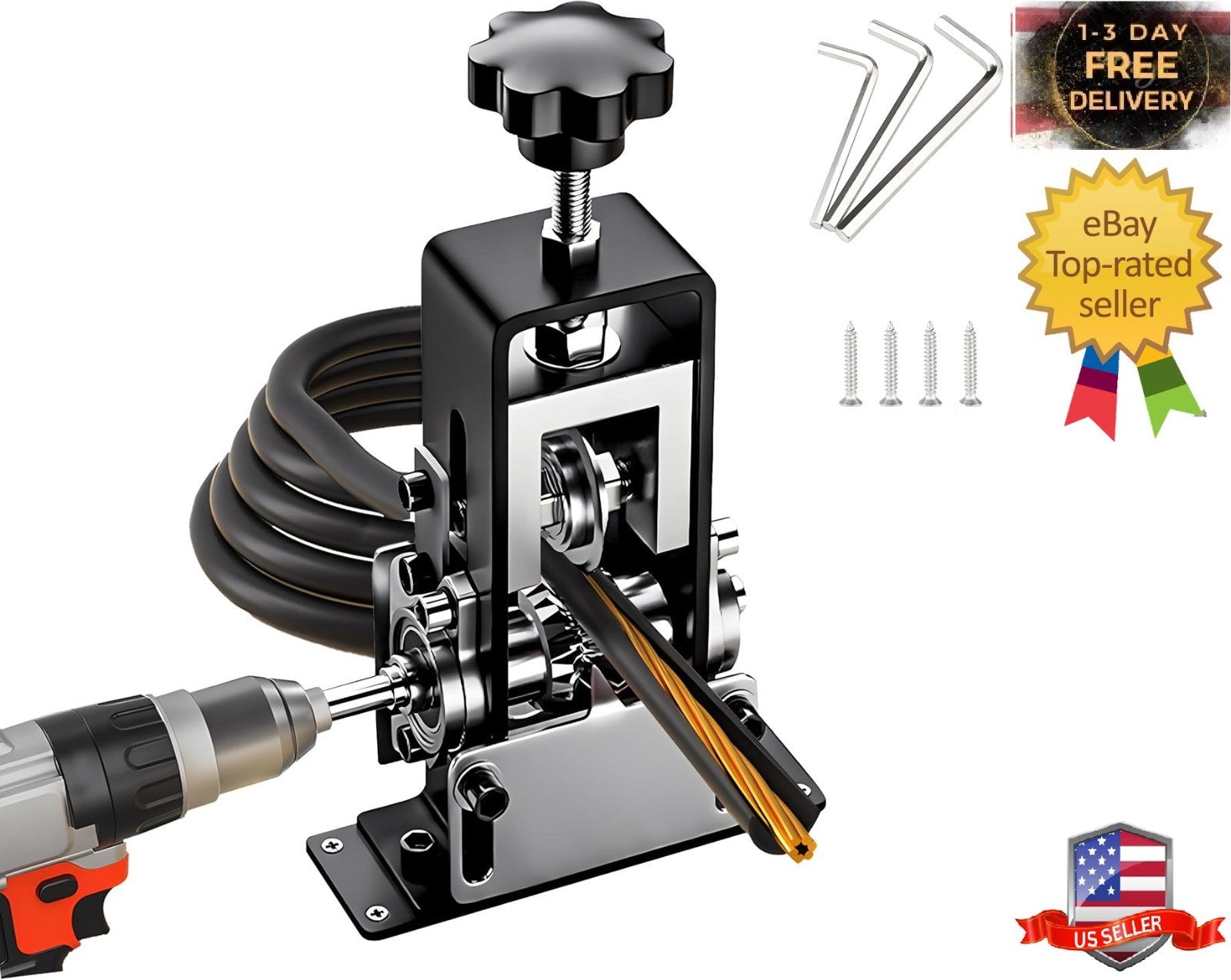Manual Wire Stripping Powered Wire Stripper Machine Copper Wire Stripper Dril...