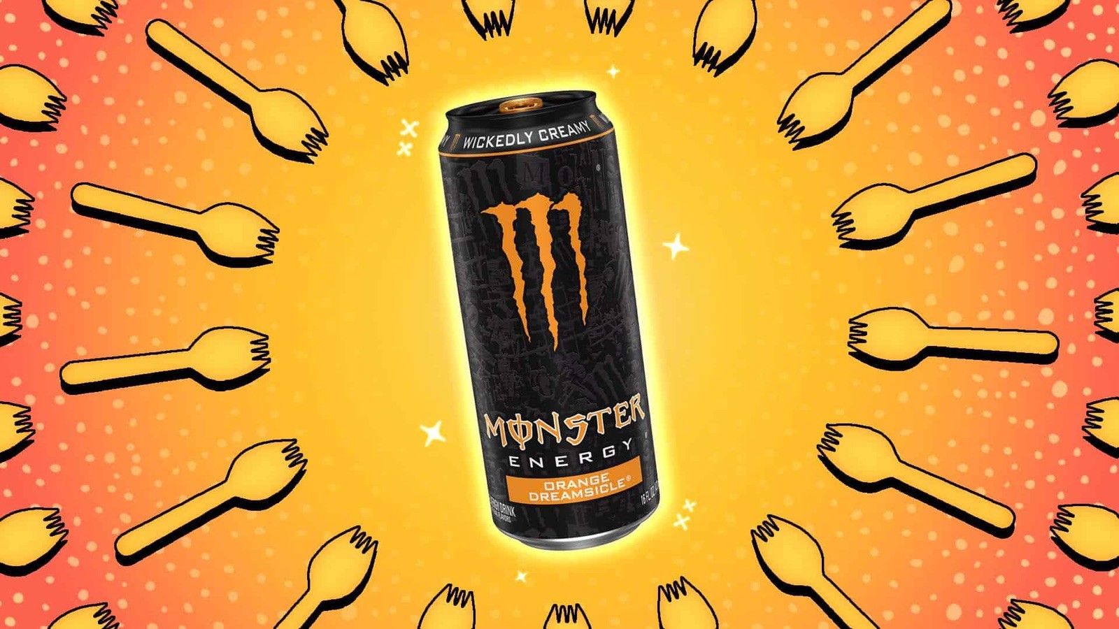 NEW FLAVOR MONSTER ENERGY Orange Dreamsicle FLAVOR DRINK 1 FULL 16 FL OZ 473mL