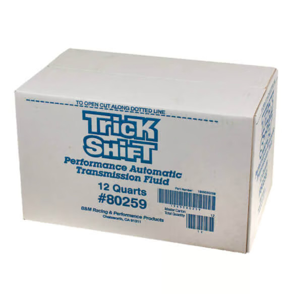 B&M 80261 Trick Shift Automatic Transmission Fluid - Case of 12 Quart Bottles