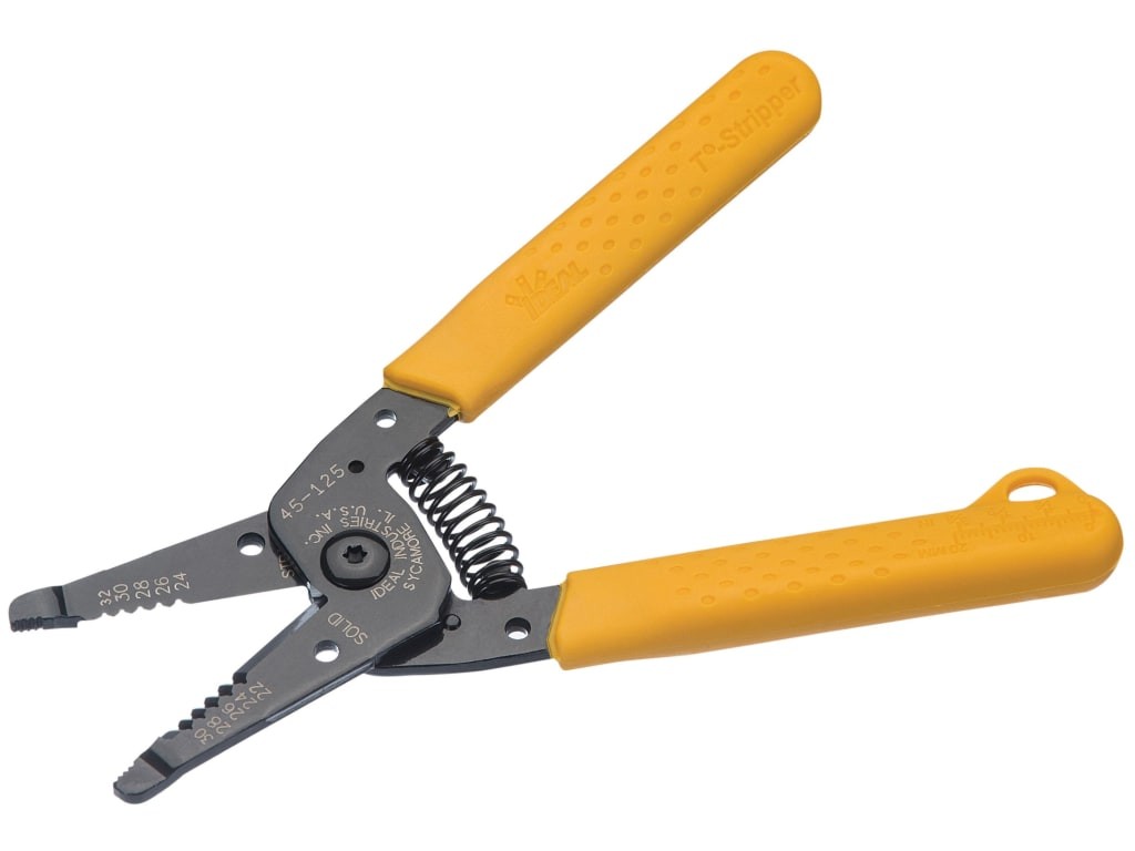 Ideal 45-125 Solid 22-30, Stranded 24-32 T-7 T-Stripper Wire Stripper