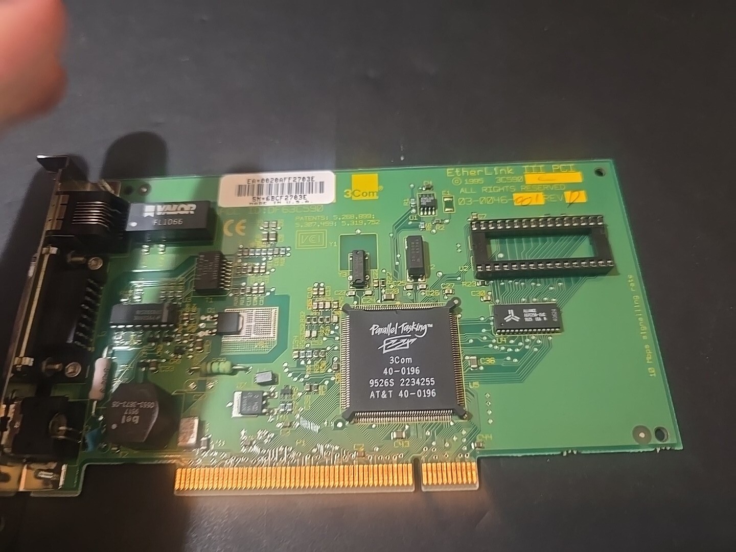 3COM Etherlink III 3C590 PCI Network Interface Card 3C590 REV D