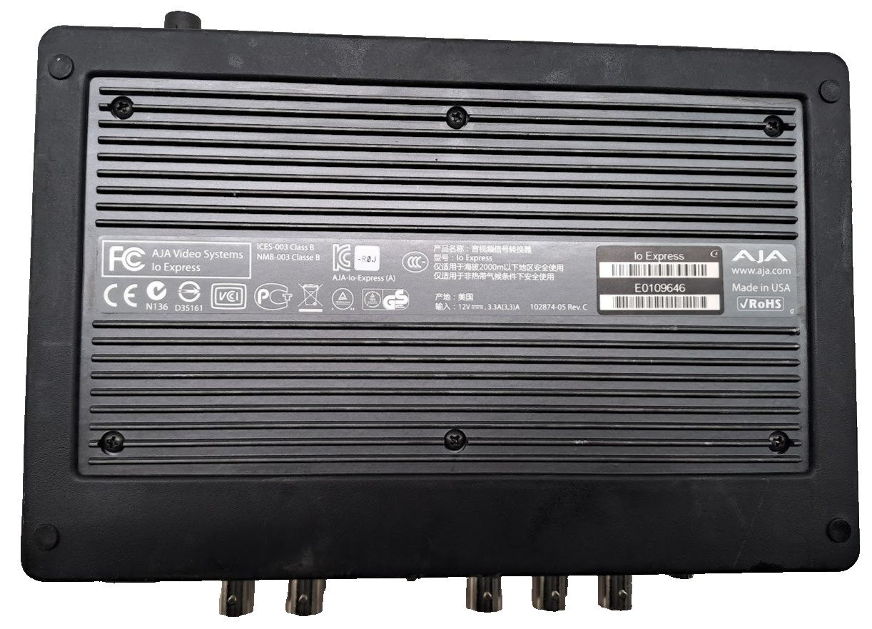AJA VIDEO SYSTEMS IO EXPRESS AJA-io-Express