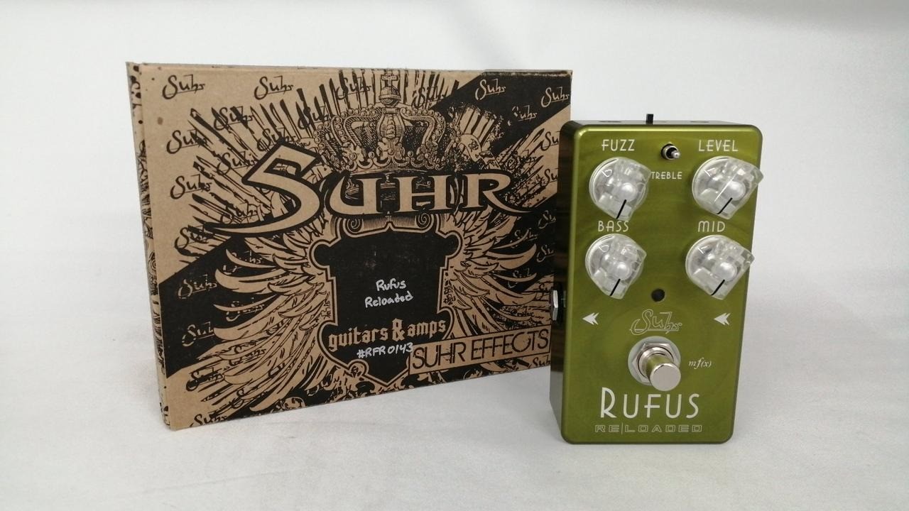 SUHR RUFUS FUZZ ORIGINAL V1 DISTORTION OVERDRIVE GUITAR EFFECT PEDAL