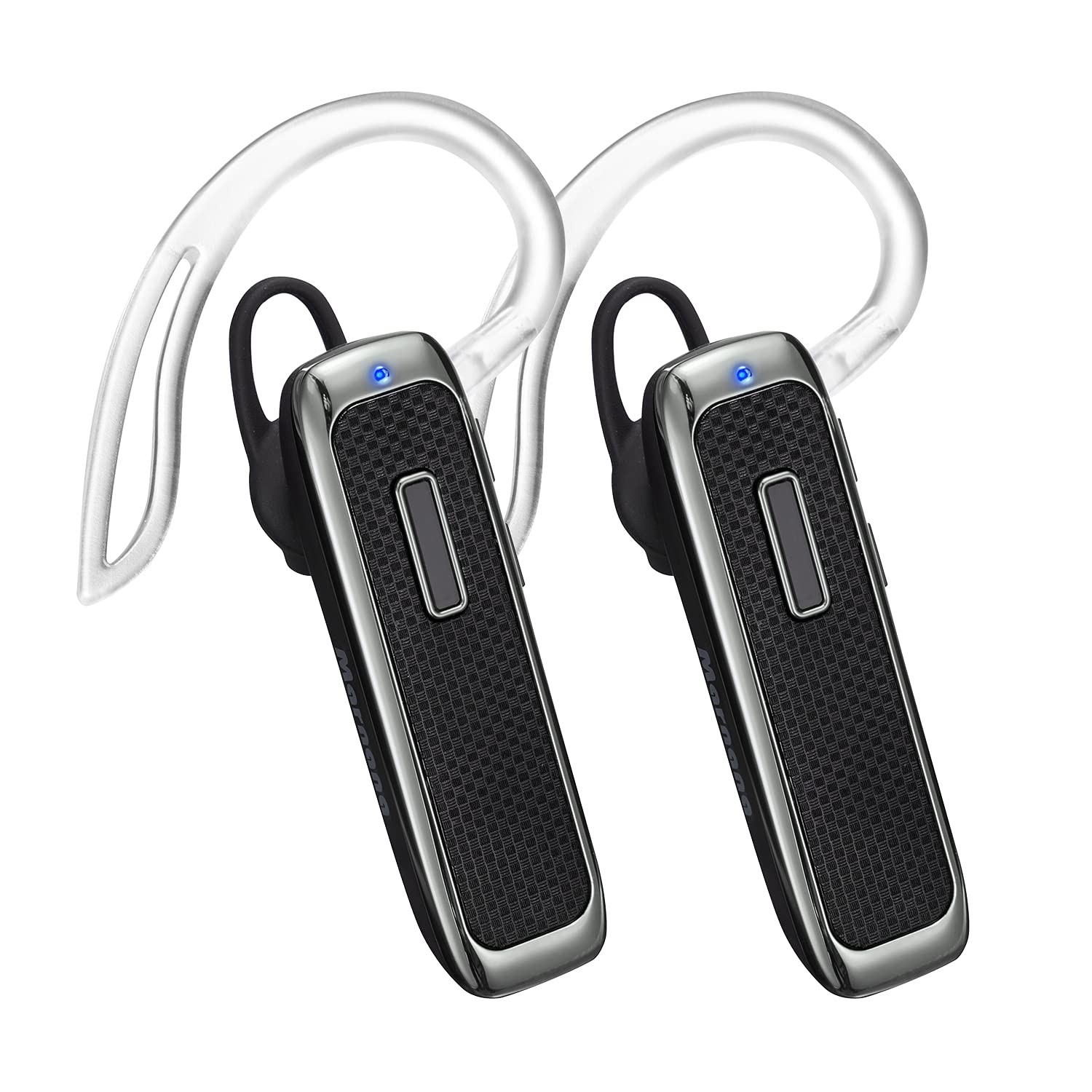 Marnana Bluetooth Headset, Hands-Free Wireless normal, 2 Pack Ordinary Tape
