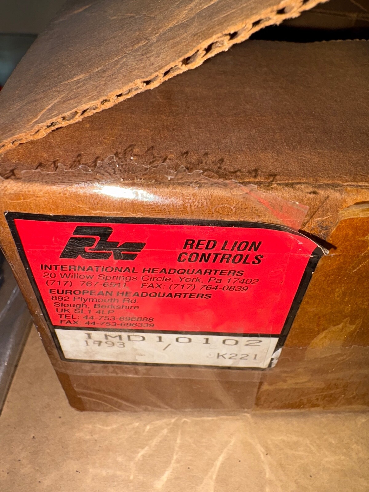 NOS RED LION CONTROLS IMD10102 APOLLO PANEL MOUNT VOLTAGE METER. B326
