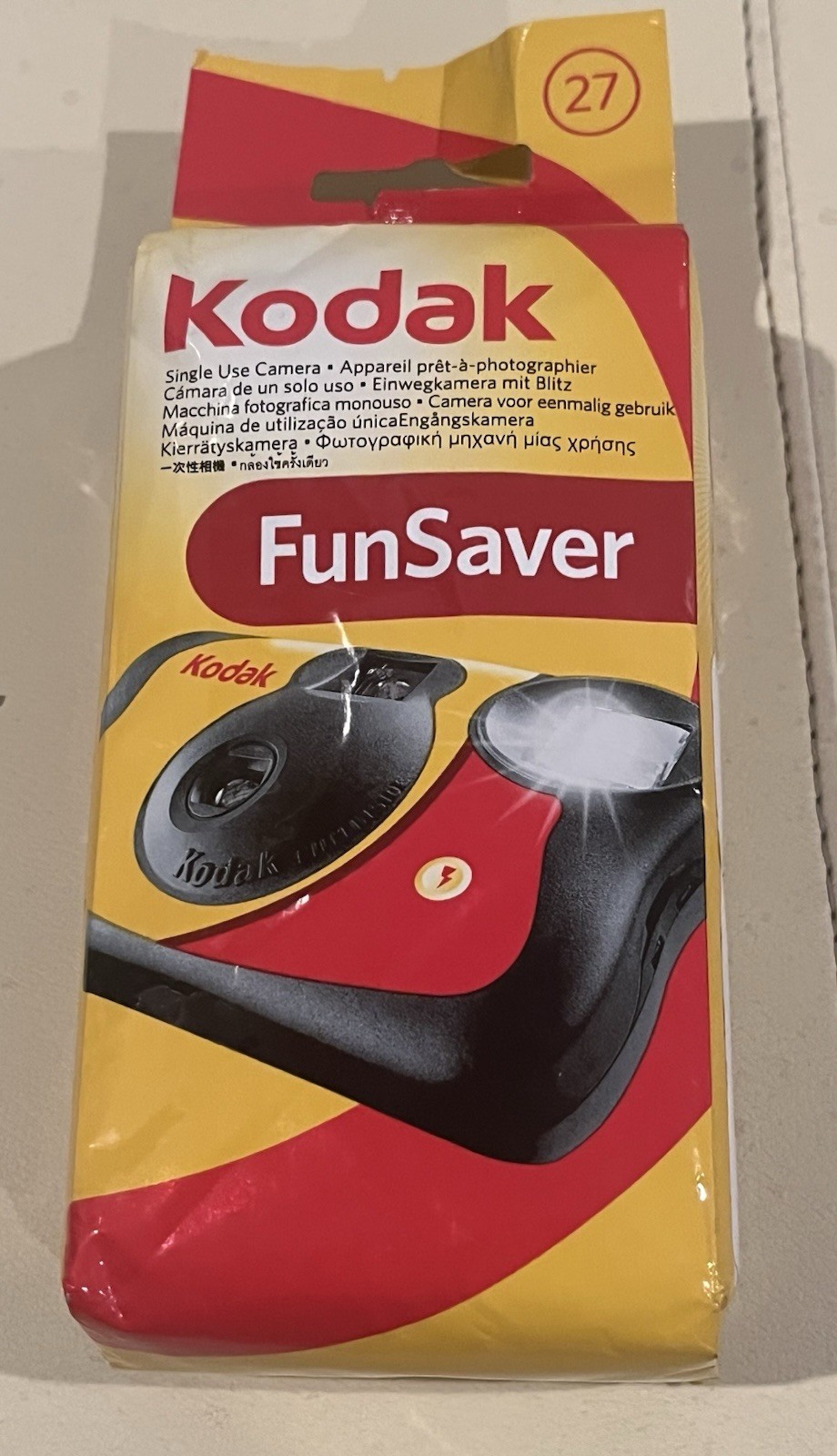 New Kodak FunSaver Single Use Disposable Camera 27 Exposures Factory Sealed!
