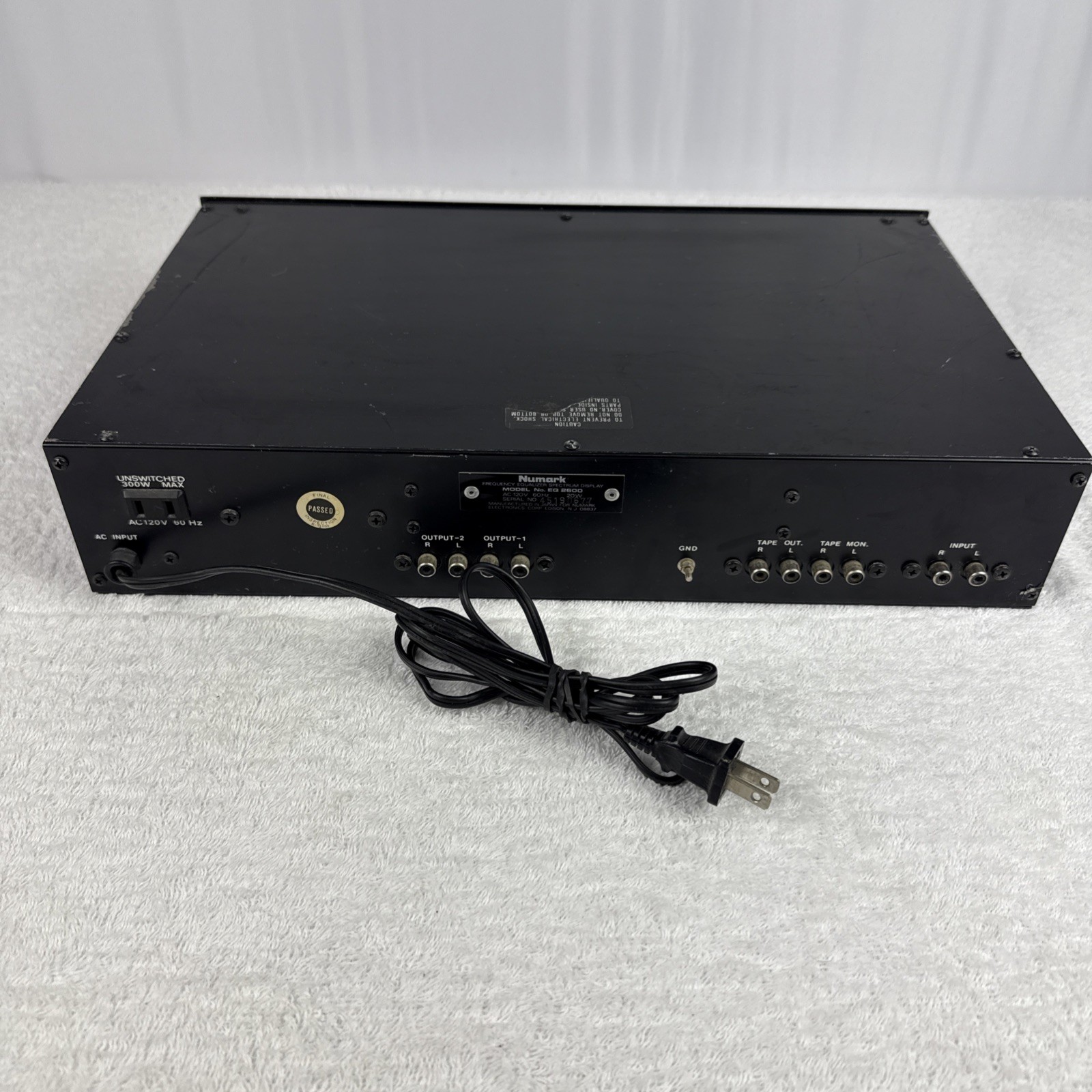 Numark EQ2600 10 Band Graphic Equalizer - FREE SHIP