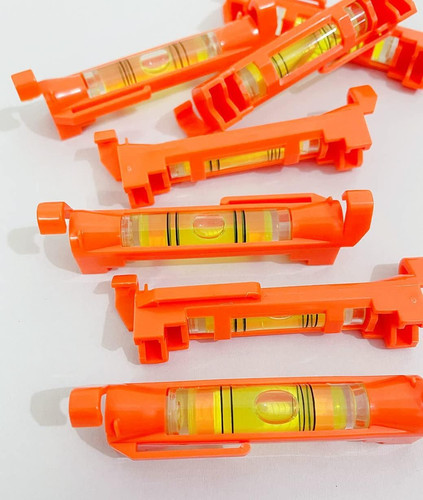 6x Hanging Bubble Line Level Small Horizontal String Spirit Levels Red