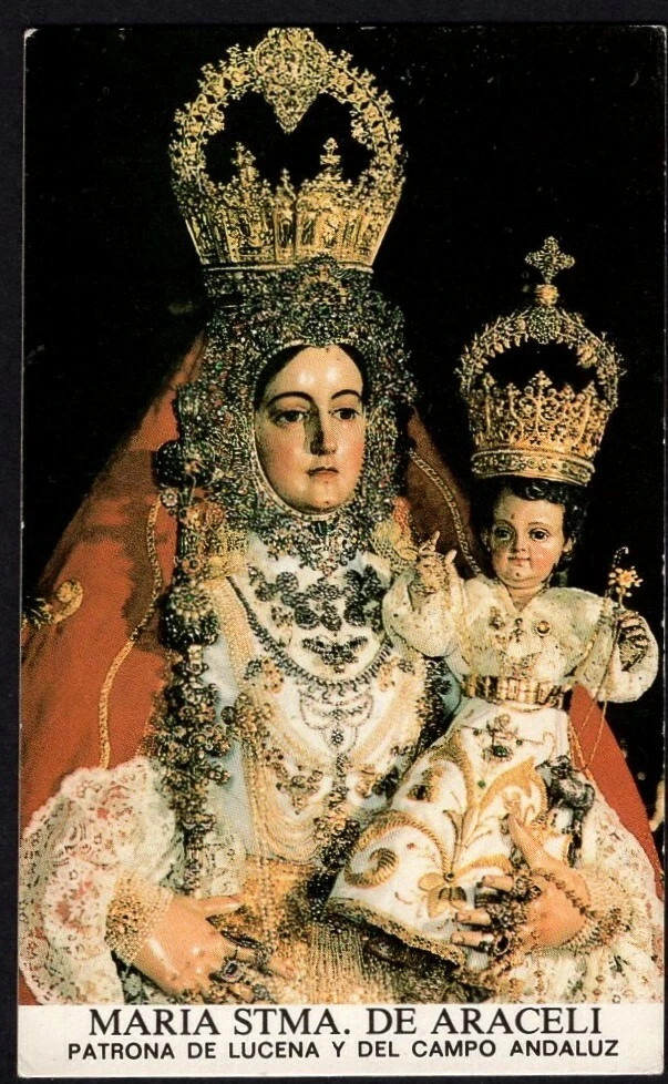 Holy card de la Virgin santino image pieuses estampa