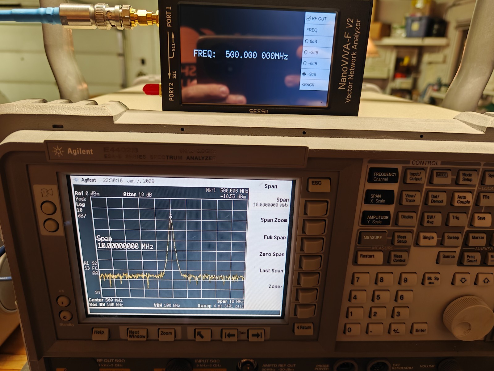 Agilent E4402B Spectrum Analyzer 9 kHz-3 GHz