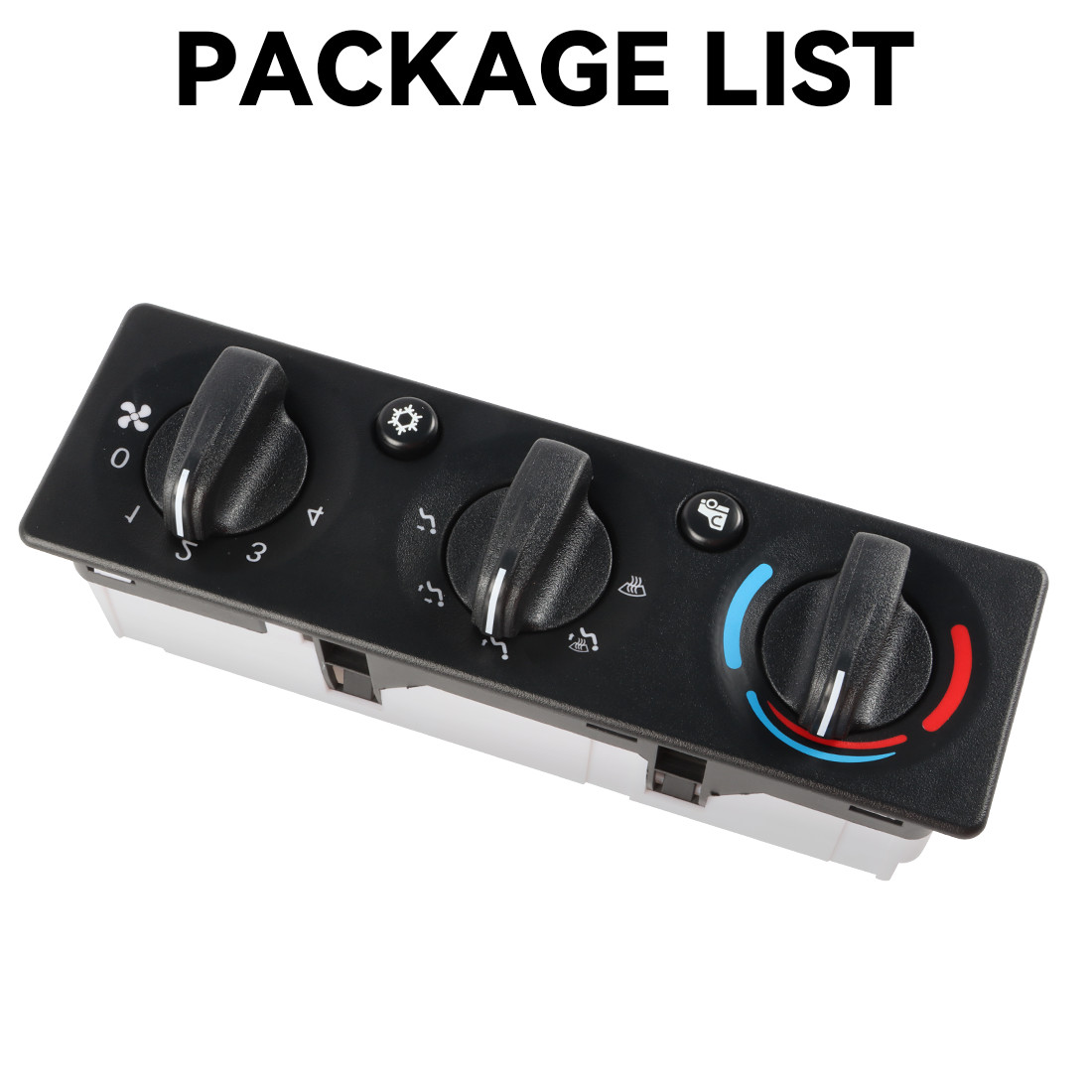 Q21-6119 A/C Climate Control Module Panel For Peterbilt Trucks 337 348 389