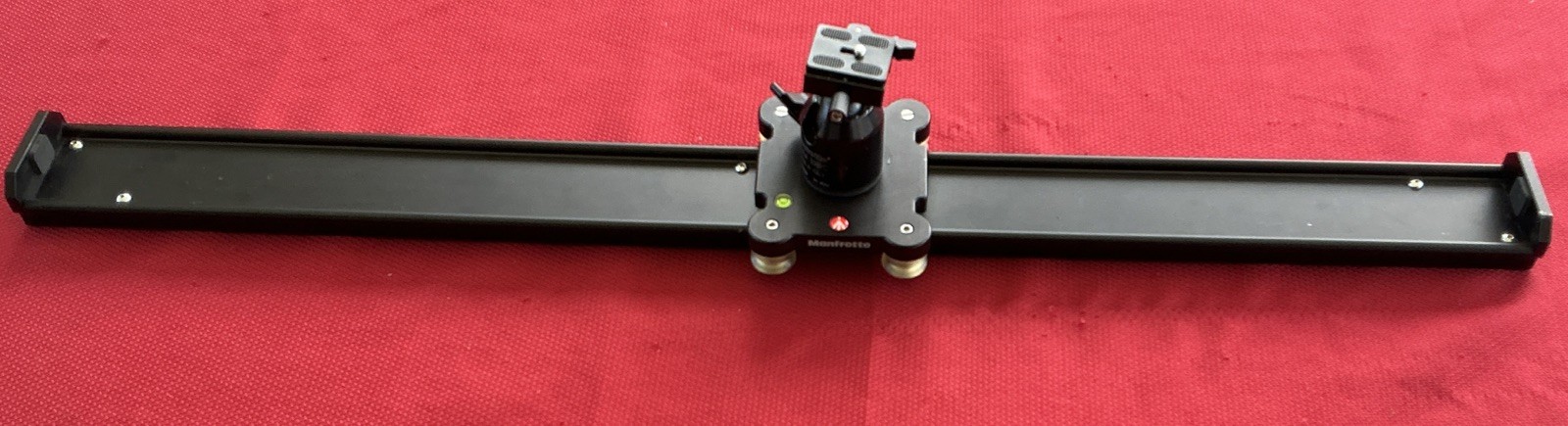Manfrotto Camera Slider 1 Meter Black Tracking Shots Filming, Proball 308RC Head