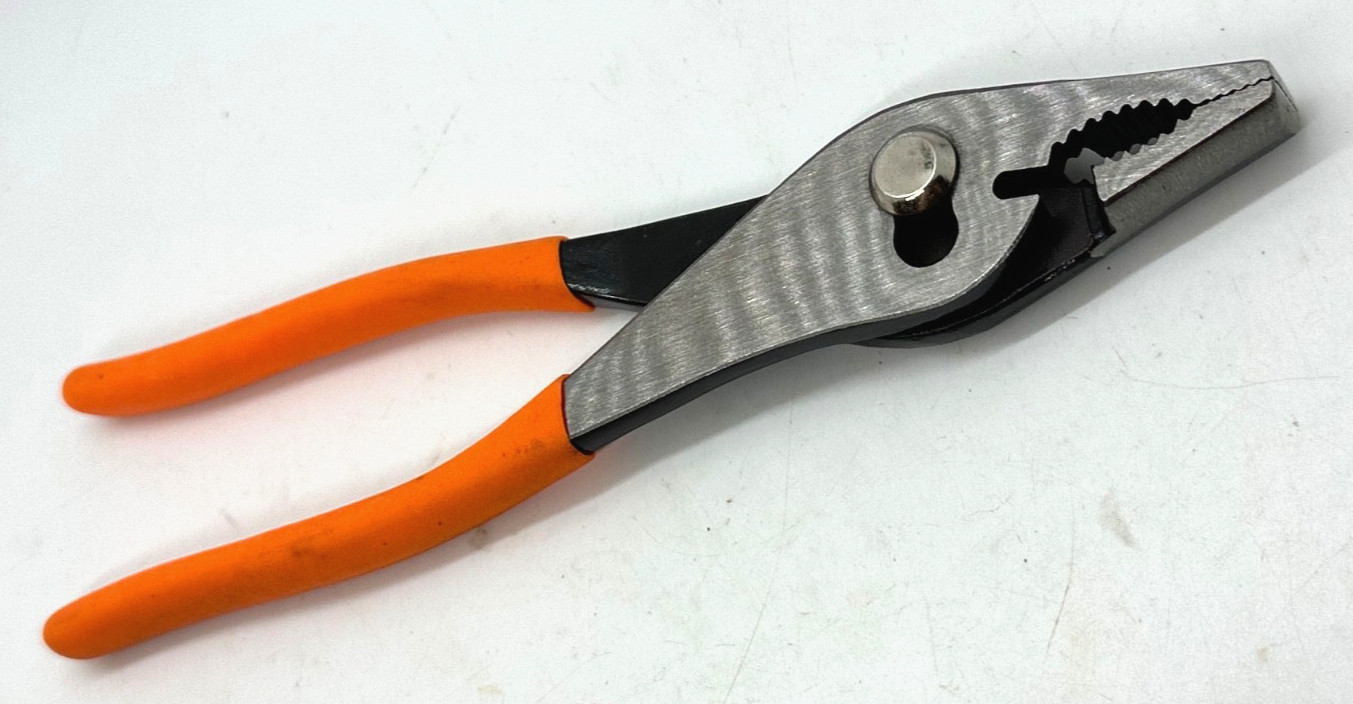 MATCO Tools Slip Joint Duck Angle Wire Cutter Needle Nose Pliers Orange 8" Long