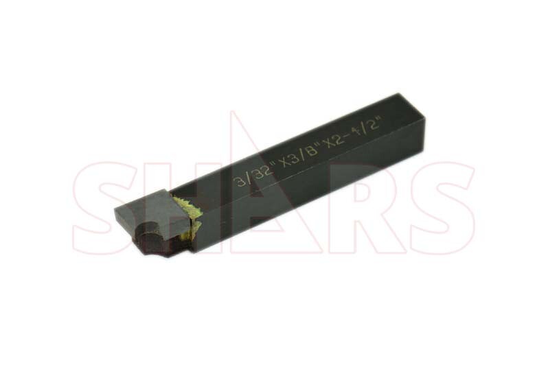 SHARS 3/32" Concave Brazed Radius Tool Bit Carbide Tip 3/8" Straight Shank !{