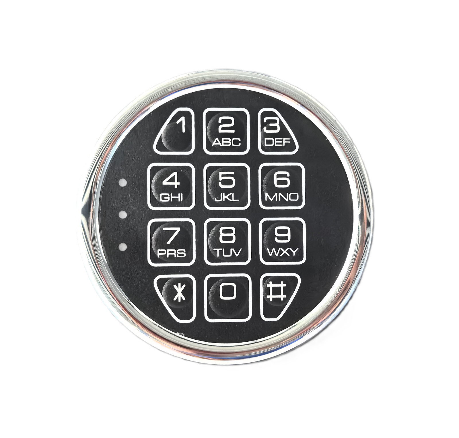 Gun Safe Lock Replacement & 2 Master Keys Chrome Digital Keypad Safe Lock