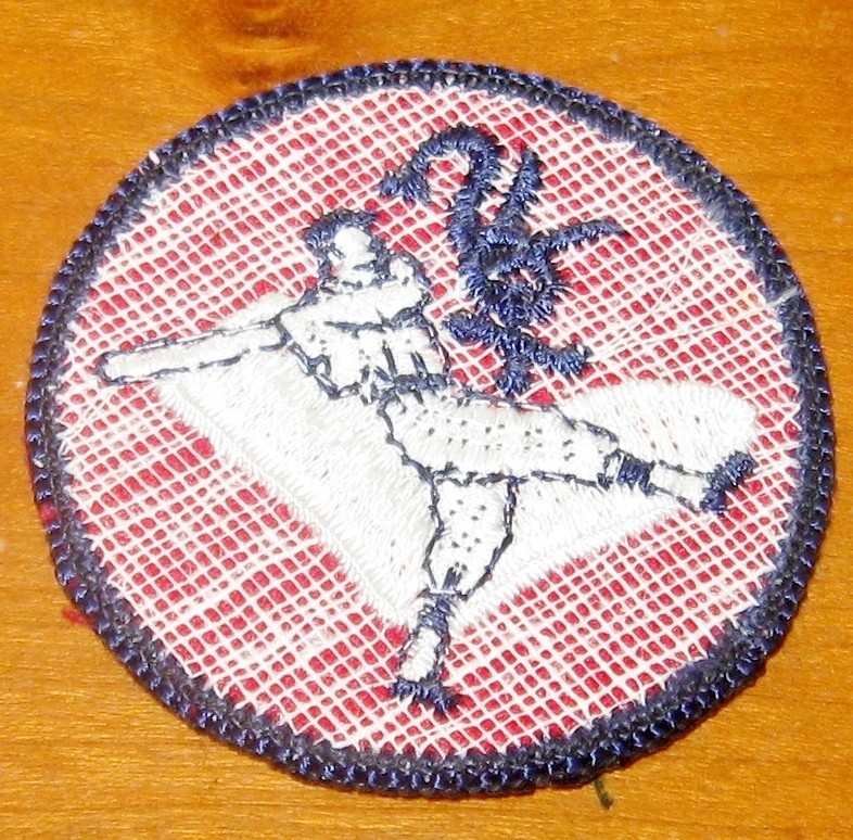 White Sox Baseball Patches & Wincraft Decal Baseball Player Small Round Patch
