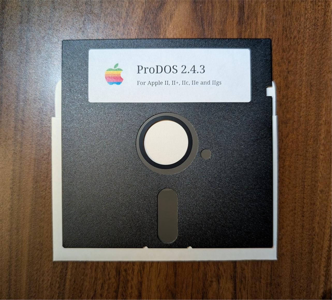 Apple II ProDOS 2.4.3 on 5.25 Floppy Disk for II+ IIc IIe IIgs