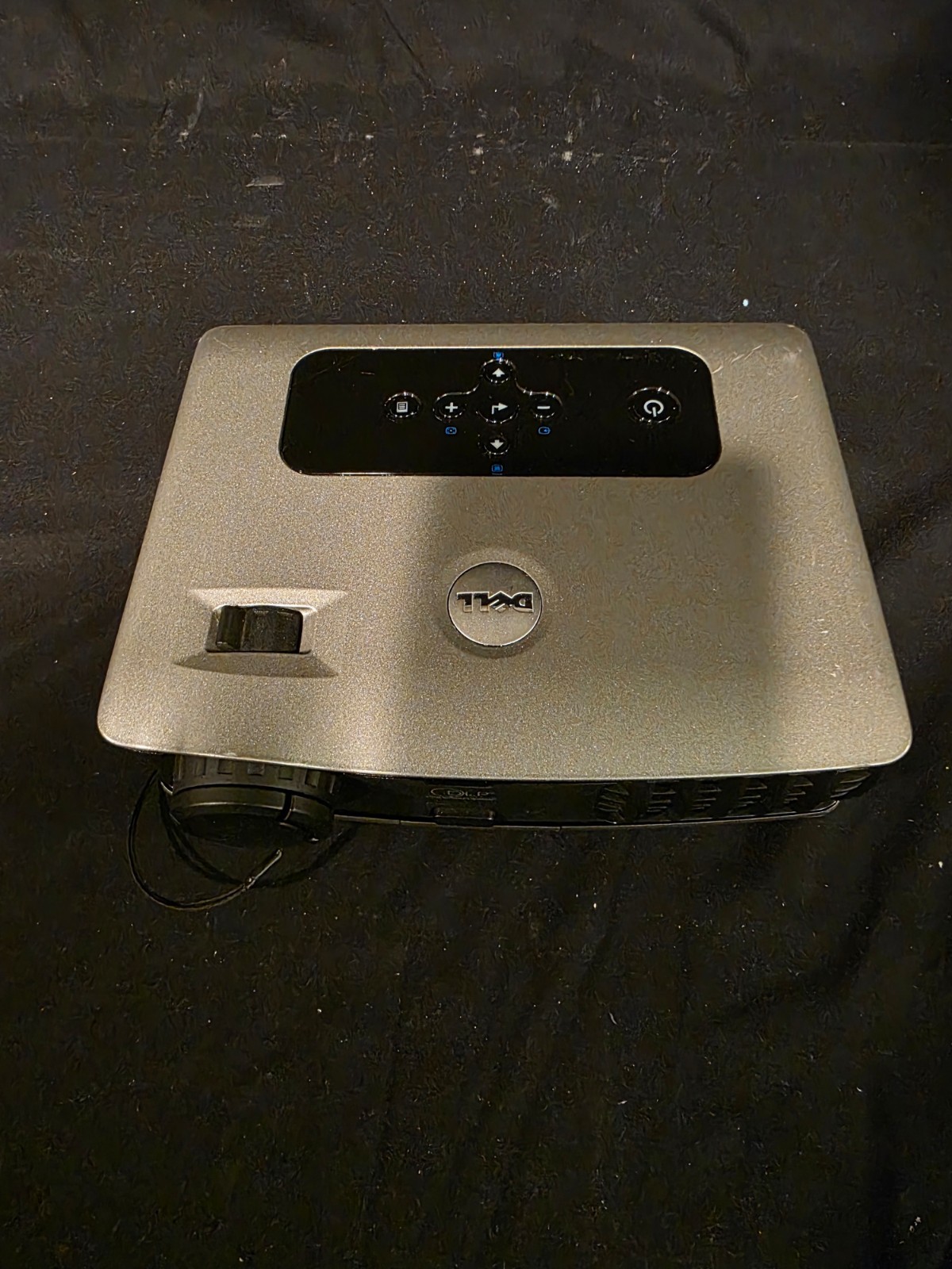 Dell 3400MP DLP Projector with power cord, 376 hours. Tested.