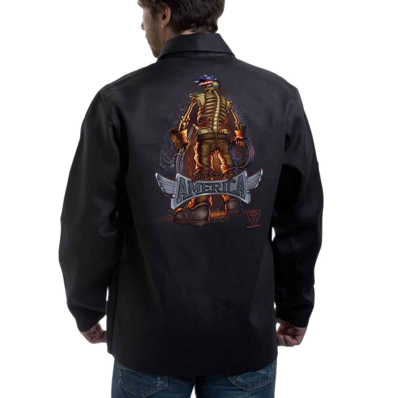 Tillman 9061 30" 9 oz. FR Cotton Jacket "Backbone of America" Logo 2X-Large